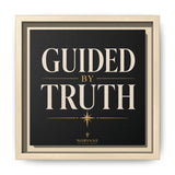 Norvane Guided by Truth Framed Canvas – Modern Faith Wall Art in Natural – view 8