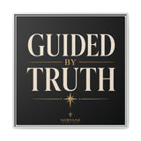 Norvane Guided by Truth Framed Canvas – Modern Faith Wall Art in White – view 12