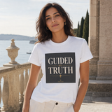 Norvane Guided By Truth T-Shirt – Inspirational Christian Graphic Tee in White