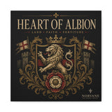 Norvane Heart of Albion Canvas – English Lion Crest Stretched Wall Art – view 4
