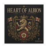 Norvane Heart of Albion Canvas – English Lion Crest Stretched Wall Art – view 6