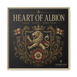 Norvane Heart of Albion Framed Canvas – Vintage English Lion Crest in Natural – view 10