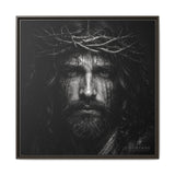 Norvane Jesus Crown of Thorns Canvas Print – Black & White Wall Art in Espresso – view 9
