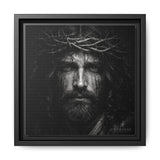 Norvane Jesus Crown of Thorns Canvas Print – Black & White Wall Art Canvas Printify 10″ x 10″ 1.25" Black