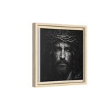 Norvane Jesus Crown of Thorns Canvas Print – Black & White Wall Art Canvas Printify 