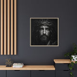 Norvane Jesus Crown of Thorns Canvas Print – Black & White Wall Art Canvas Printify 