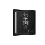 Norvane Jesus Crown of Thorns Canvas Print – Black & White Wall Art Canvas Printify 