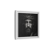 Norvane Jesus Crown of Thorns Canvas Print – Black & White Wall Art Canvas Printify 