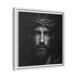 Norvane Jesus Crown of Thorns Canvas Print – Black & White Wall Art Canvas Printify 