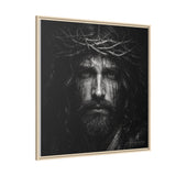 Norvane Jesus Crown of Thorns Canvas Print – Black & White Wall Art Canvas Printify 