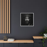 Norvane Jesus Crown of Thorns Canvas Print – Black & White Wall Art Canvas Printify 