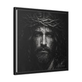 Norvane Jesus Crown of Thorns Canvas Print – Black & White Wall Art Canvas Printify 