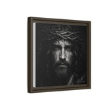 Norvane Jesus Crown of Thorns Canvas Print – Black & White Wall Art Canvas Printify 