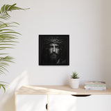 Norvane Jesus Crown of Thorns Canvas Print – Black & White Wall Art Canvas Printify 