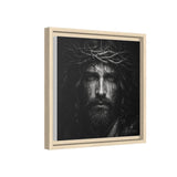 Norvane Jesus Crown of Thorns Canvas Print – Black & White Wall Art Canvas Printify 