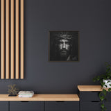 Norvane Jesus Crown of Thorns Canvas Print – Black & White Wall Art Canvas Printify 