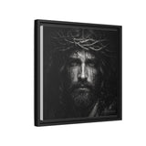 Norvane Jesus Crown of Thorns Canvas Print – Black & White Wall Art Canvas Printify 