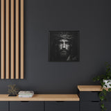 Norvane Jesus Crown of Thorns Canvas Print – Black & White Wall Art Canvas Printify 