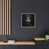 Norvane Jesus Crown of Thorns Canvas Print – Black & White Wall Art Canvas Printify 