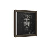 Norvane Jesus Crown of Thorns Canvas Print – Black & White Wall Art Canvas Printify 