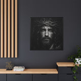 Norvane Jesus Crown of Thorns Canvas Print – Black & White Wall Art Canvas Printify 