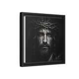 Norvane Jesus Crown of Thorns Canvas Print – Black & White Wall Art Canvas Printify 