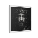 Norvane Jesus Crown of Thorns Canvas Print – Black & White Wall Art Canvas Printify 