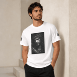 Norvane Jesus Portrait T-Shirt – Crown of Thorns Graphic Tee in White