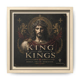 Norvane King of Kings Framed Canvas – Religious Jesus Wall Art in Natural – view 8