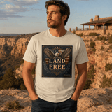 Norvane Land of the Free T-Shirt – Patriotic Eagle Graphic Tee – view 7