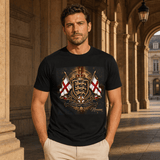Norvane Lionheart England T-Shirt – Three Lions St George Cross Crest – view 4
