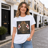 Norvane Lionheart England T-Shirt – Three Lions St George Cross Crest – view 5
