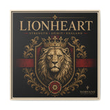 Norvane Lionheart Framed Canvas – Regal Crowned Lion Wall Art in Natural – view 10