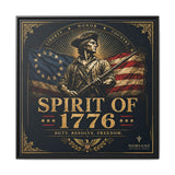 Norvane Spirit of 1776 Canvas – Revolutionary War Framed Wall Art in Black – view 11