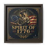 Norvane Spirit of 1776 Canvas – Revolutionary War Framed Wall Art in Espresso – view 7