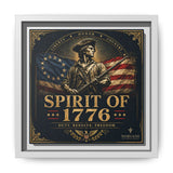 Norvane Spirit of 1776 Canvas – Revolutionary War Framed Wall Art in White – view 5
