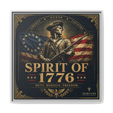 Norvane Spirit of 1776 Canvas – Revolutionary War Framed Wall Art in White