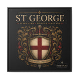 Norvane St George Shield Framed Canvas – England Crest Wall Art in Black – view 11
