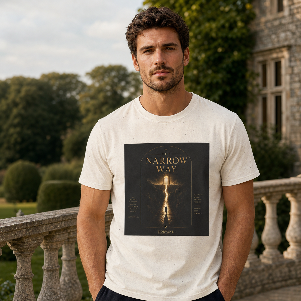 Norvane The Narrow Way T-Shirt – Inspirational Graphic Tee – view 8