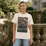 Norvane Three Lions British Heritage T-Shirt – Patriotic Graphic Tee in Natural