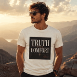 Norvane Truth Over Comfort T-Shirt – Inspirational Graphic Tee in Natural