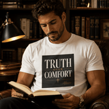 Norvane Truth Over Comfort T-Shirt – Inspirational Graphic Tee in White