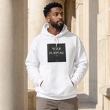 Norvane Walk With Purpose Hoodie – Inspirational Quote Pullover in White