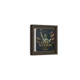 One Nation Matte Canvas Print — Patriotic Statue of Liberty Framed Wall Art Canvas Printify 
