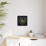 One Nation Matte Canvas Print — Patriotic Statue of Liberty Framed Wall Art Canvas Printify 