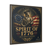 Spirit of 1776 Matte Canvas Framed Wall Art — Patriotic Revolutionary War Decor Canvas Printify 