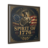 Spirit of 1776 Matte Canvas Framed Wall Art — Patriotic Revolutionary War Decor Canvas Printify 