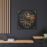 Spirit of 1776 Matte Canvas Framed Wall Art — Patriotic Revolutionary War Decor Canvas Printify 
