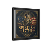 Spirit of 1776 Matte Canvas Framed Wall Art — Patriotic Revolutionary War Decor Canvas Printify 
