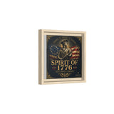 Spirit of 1776 Matte Canvas Framed Wall Art — Patriotic Revolutionary War Decor Canvas Printify 